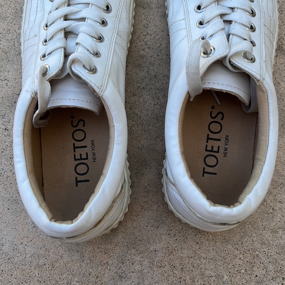 💚Toetos Reinna White Platform Sneaker Womens Sz 9.5 - Picture 5 of 10